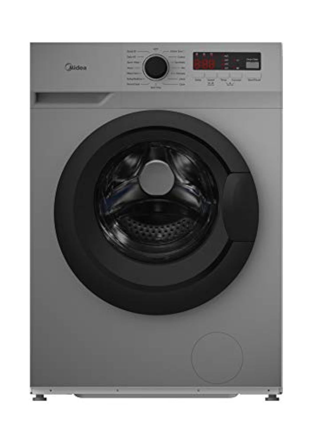 MideaFront Load Fully Automatic Washer 7kg 1400RPM Silver, MFN70S, 1 year warranty