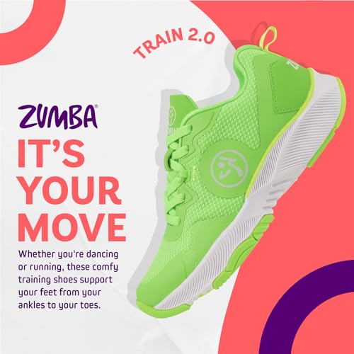 ZUMBA Women’s Train Dance Cardio Sneakers2
