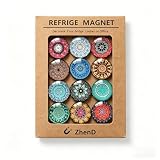 12 Pack Cute Mandala Refrigerator Magnets – Mini Fun Unique Design Fridge...