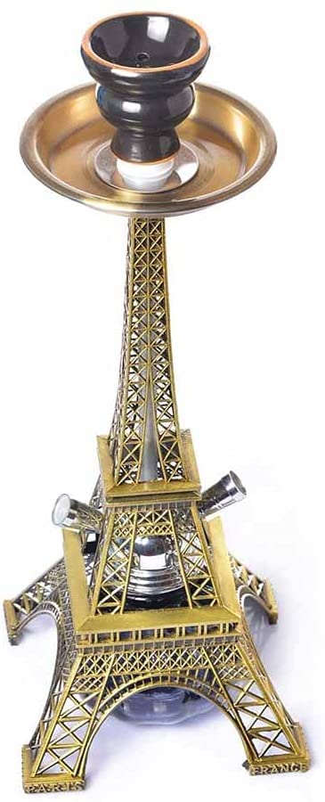 LSZ Shisha-Set 2 Schlauchhaare Set 40cm Kreative Eiffelturm Formhuka for Bar Party, Fashion Housta Shisha-Set – Bild 5