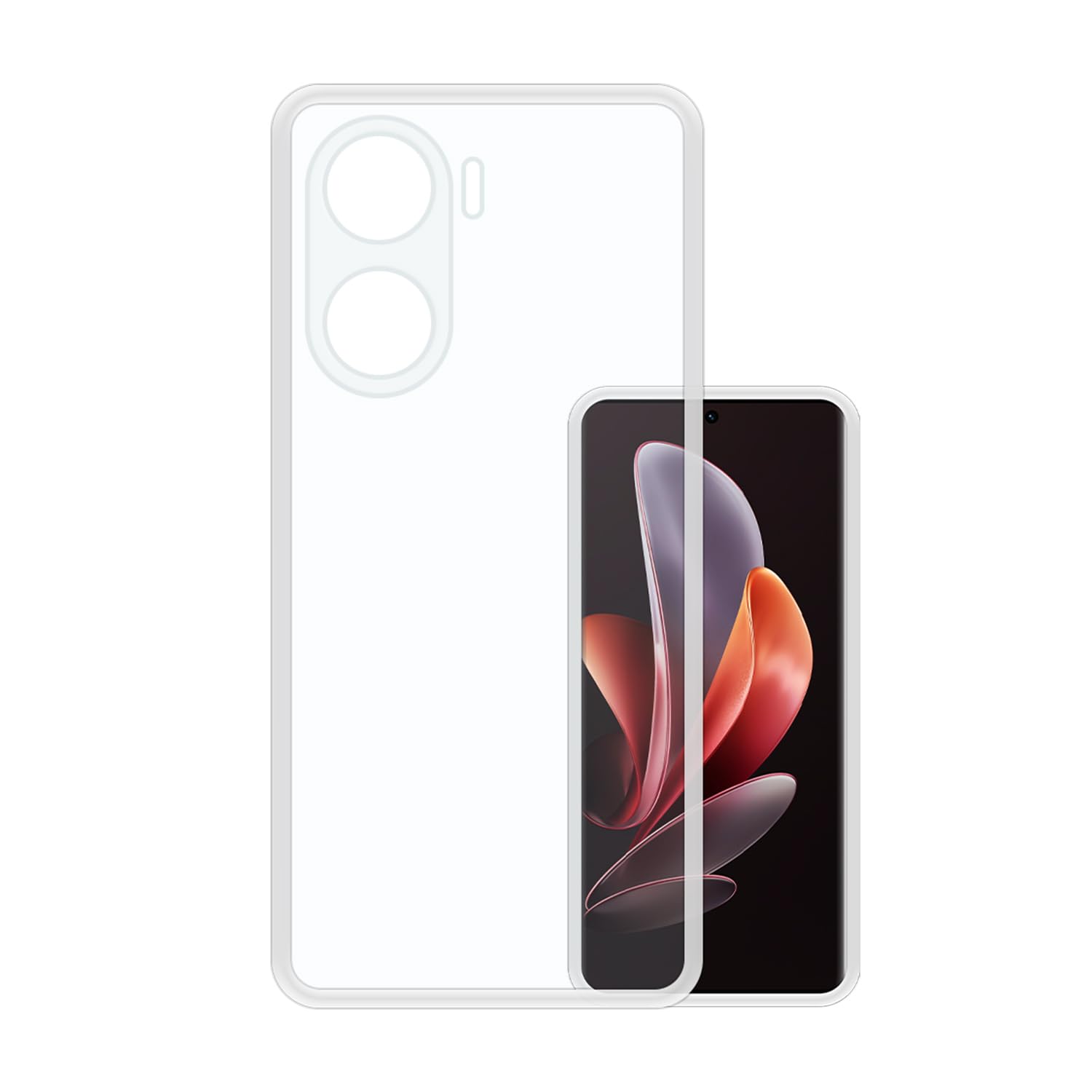 VIDO Transparent Back Case Cover for Vivo V29e 5G (Soft & Flexible & Camera Protection Back Case) (B0CH87P9KL) Amazon Price History, Amazon Price Tracker