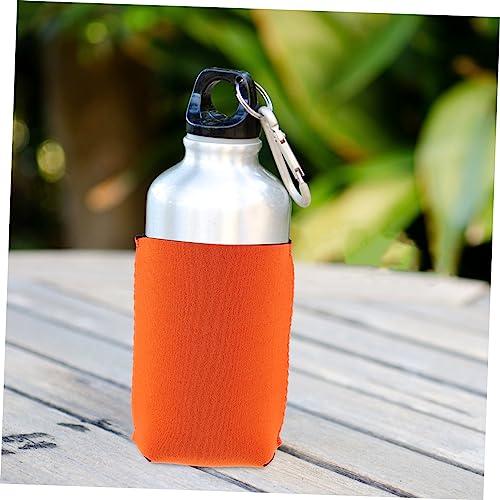 Refroidisseur de boisson manchon de canette de bière isolé orange