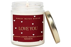Sweet Water Decor Love You Candle - 9oz Neutral Valentines Day Home Decor