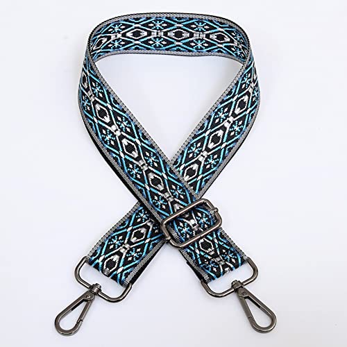 Image of Wide Shoulder Strap Adjustable Shoulder Strap Bohemian Purse Strap Fashion Replacement Straps for Crossbody Handbag Guitar