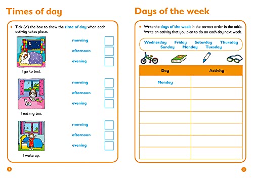 Telling The Time Wipe Clean Activity Book Collins Easy Learning KS1 