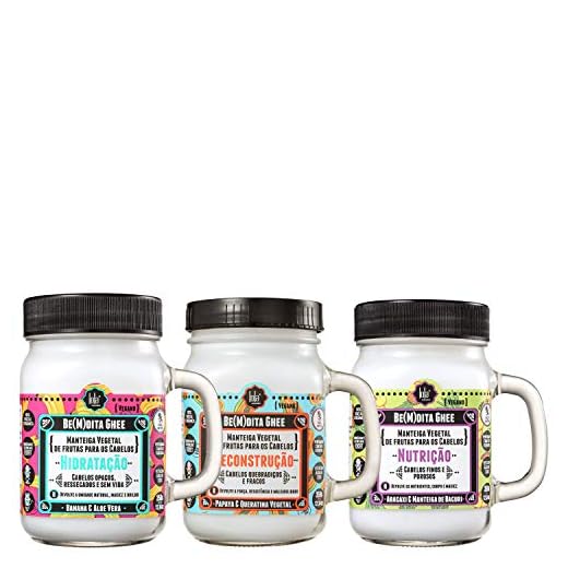 Lola Cosmetics Be(m) dita Ghee Cronograma Capilar 3 Prod. Blz