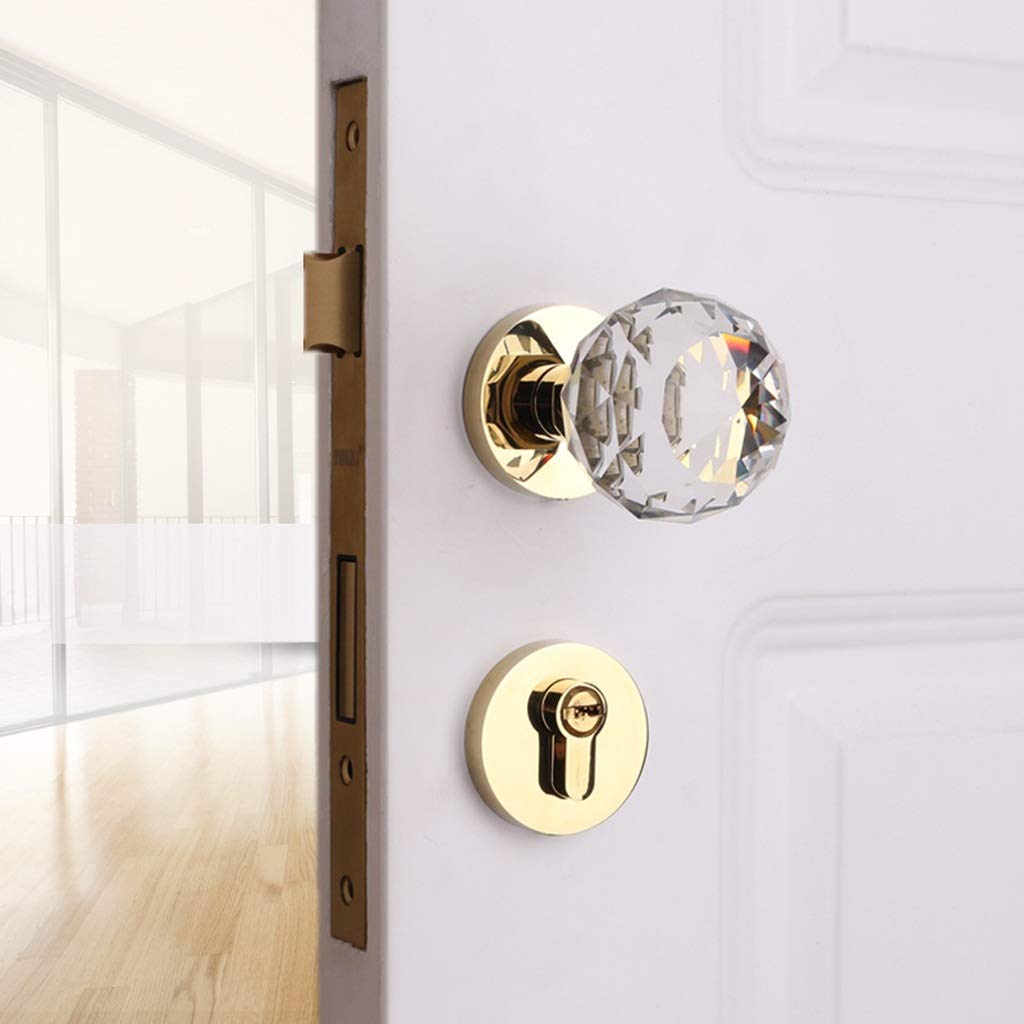 Serrure poignée cristal pour sublimer les portes de vos chambres et salons