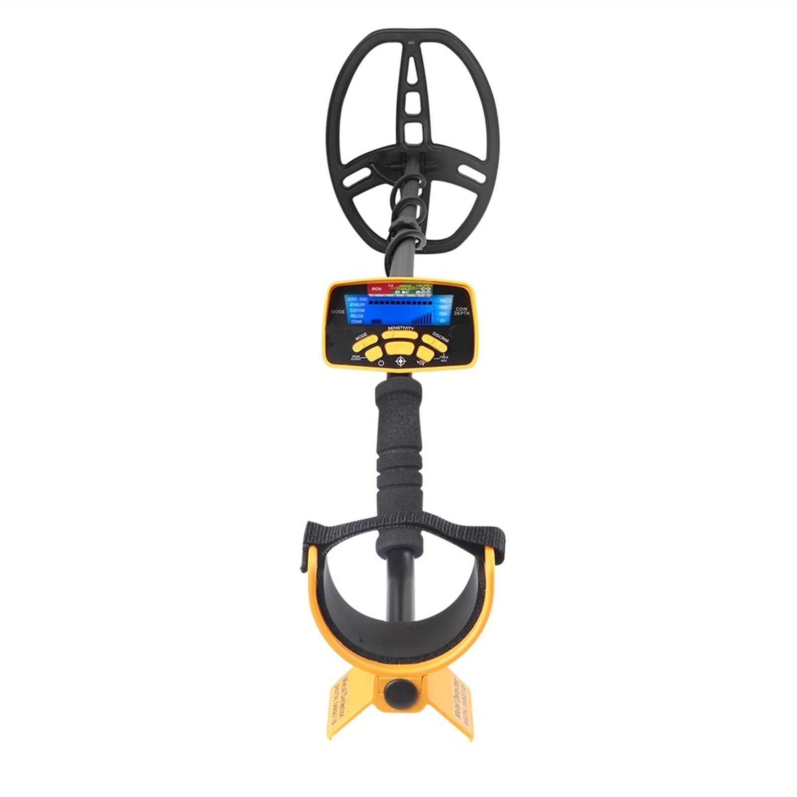 Cfwwsaq One Color Metal Detector, Metal Detector With Pointer And Digital Display 100Cm Deep Waterproof Gold Jewelry Detector Underground Scanner Search