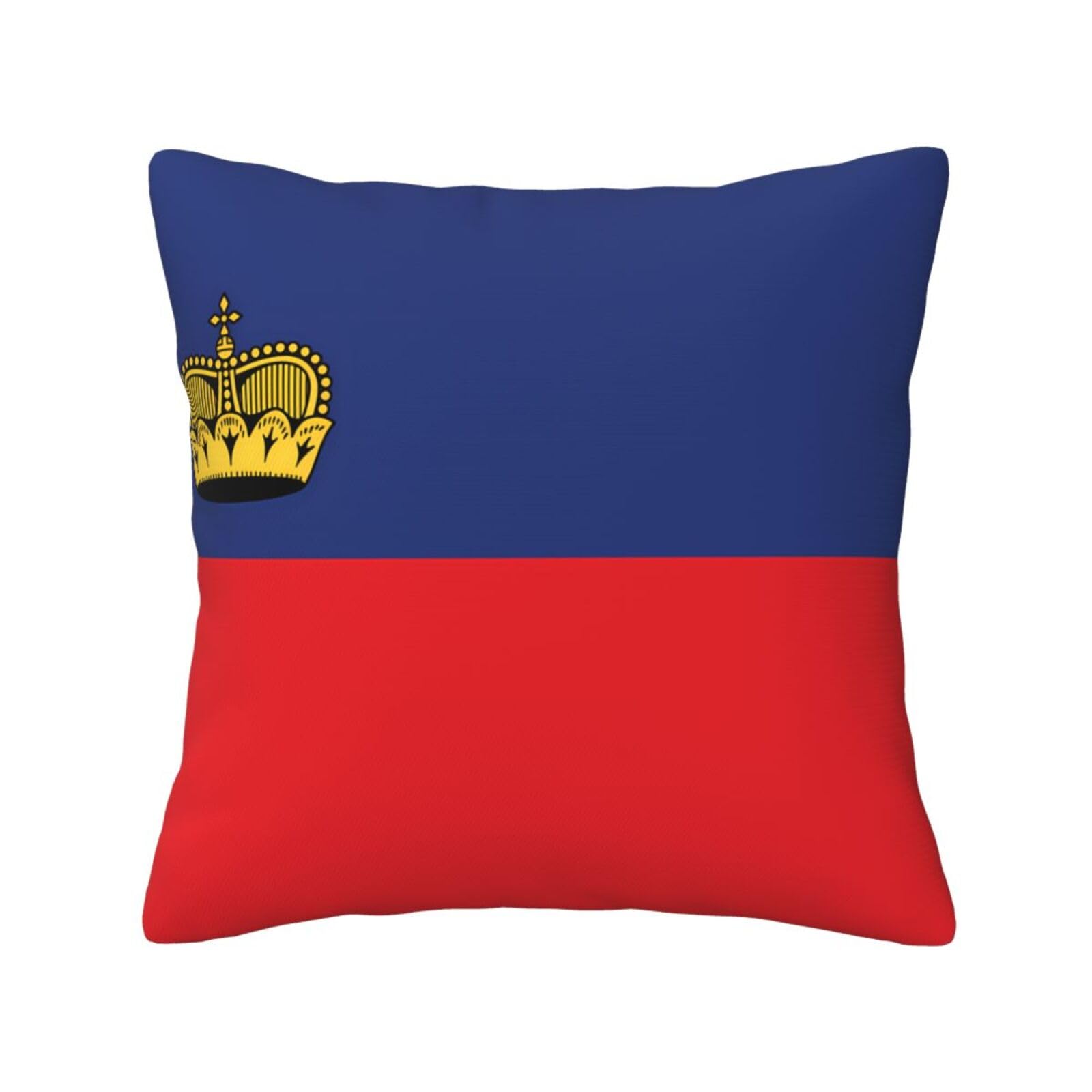 SXZVVBN Flag of LiechtensteinDecorative Square Sofa Cushion Covers