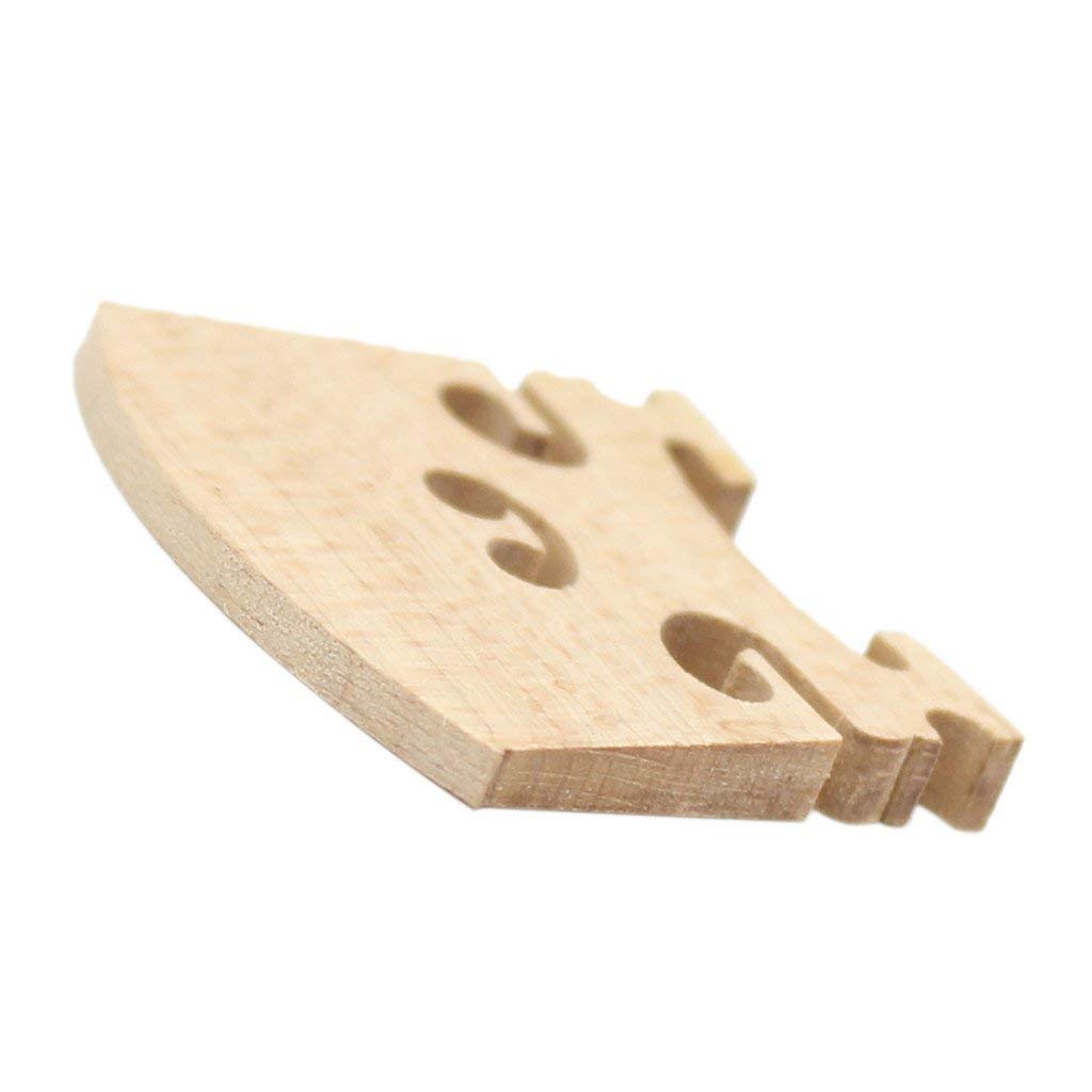 Salablez® Portable Maple Violin Bridge 4/4: Finer Grade Solid Maple Violin Bridge, Pre-Cut & Pre-Fitted to Fit Most 4/4 Violins, Crafted by Highly Skilled Experts for Sharper Sound, Volume, - Image 5 thumbnail