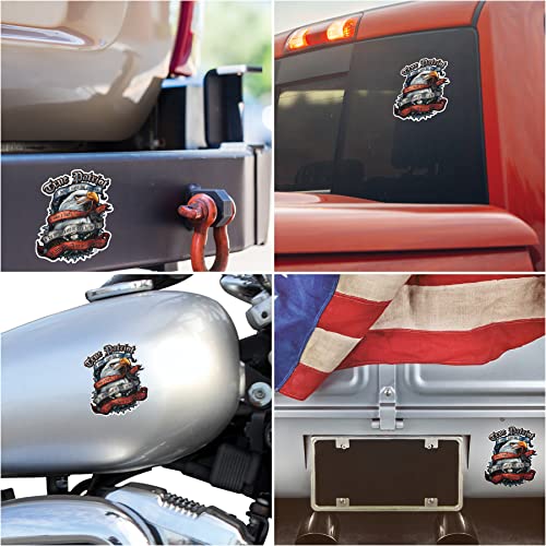 Collectible Patriotic Decals (4In,2Pack), Share Your Appreciation And Support With Our Vinyl True Patriot Stickers For Your Home, Car, Cases And More, Souvenir Gifts For Patriotic Americans #TOP2