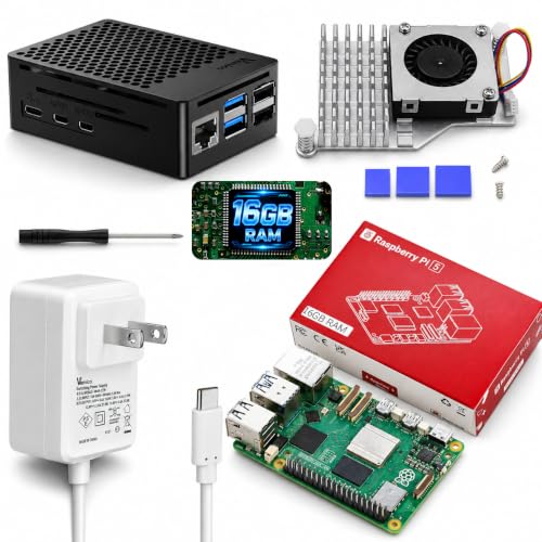 Vemico for ���Y�x���[�p�C5 16gb�Z�b�g raspi5 16g�L�b�g ����Raspberry Pi5 16GB starter kit