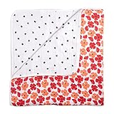 aden + anais White Label Dream Blanket | Boutique Muslin Baby Blankets for Girls & Boys | Ideal Newborn Nursery & Crib Bedding | Plush Toddler & Infant Blankets | Shower & Registry Gift Items|Flora