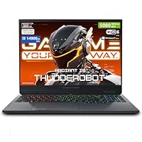 Thunderobot Radiant 16 i9 5080 2.5K Gaming Laptop, 16&quot; WQXGA up to 300Hz Display, Intel Core i9-14900HX, GeForce RTX 5080, 32GB DDR5, 1TB SSD, RGB Backlit Keyboard, Wi-Fi 6, Windows 11 Home, Black