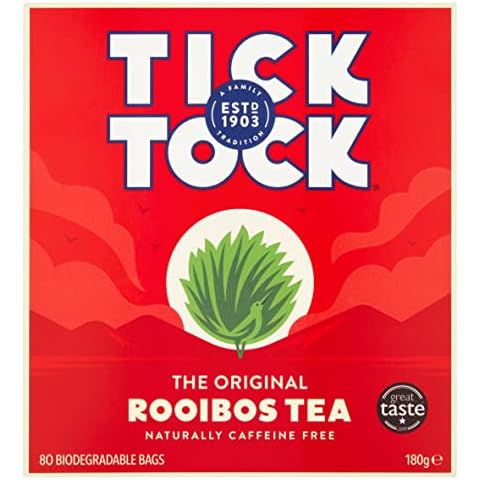 Tick Tock (4 Pack) - - Organic Rooibos Tea Tt-3306 | 80 Bag | 4 Pack Bundle Cover