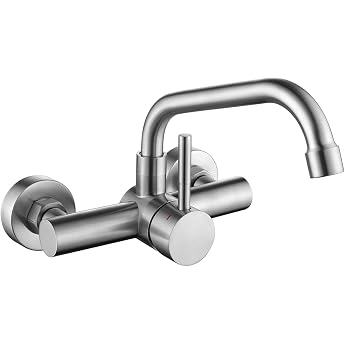Wall Mounted Kitchen Tap with 360  Rotatable