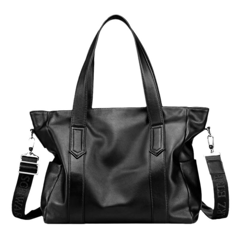 French Genuine Leather Men's Handbag Business Briefcase Cowhide Computer Bag ffor Commuting Travel Business