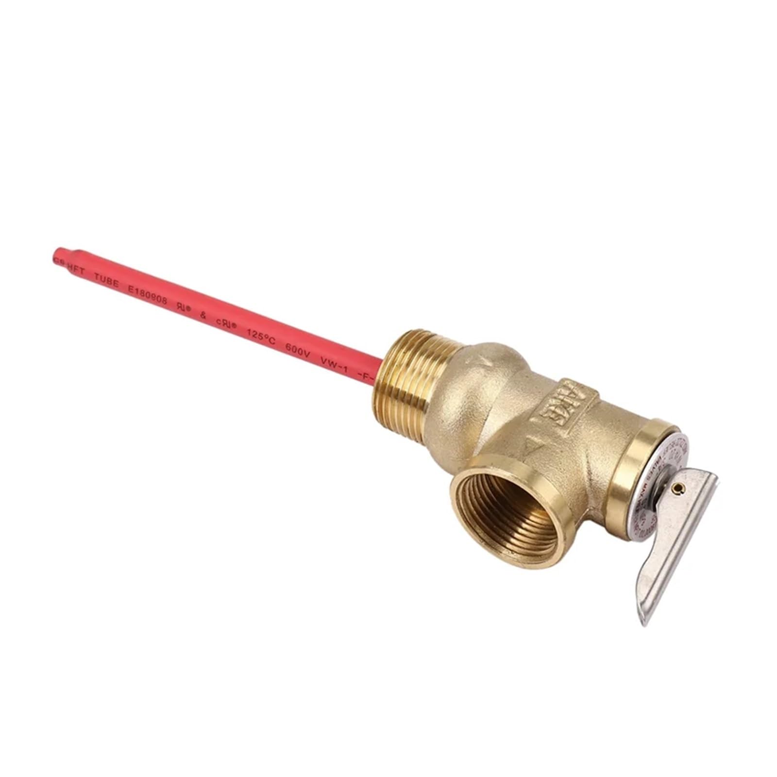 Valvula Antiretorno Agua 99C 102PSI 210F 0.7Mpa a la válvula BSP de alivio temperatura y presión 3/4 pulgada como seguridad TP para calderas de aceite