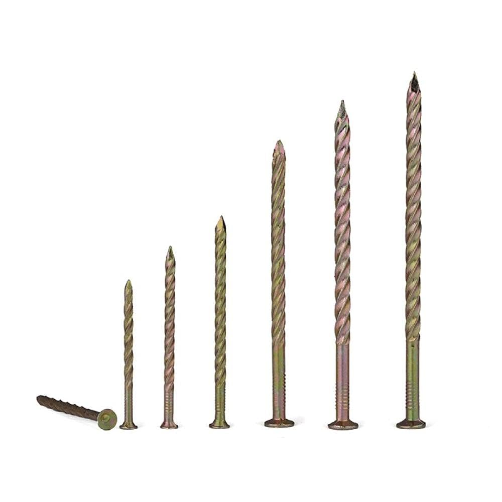 Clavos de Cemento,Clavos de Pared Tachuelas Clavos Clavos for pisos de acero inoxidable, clavos retorcidos, clavos roscados, clavos for quilla, clavos for carpintería(Stainless Steel*1.5 Inch)