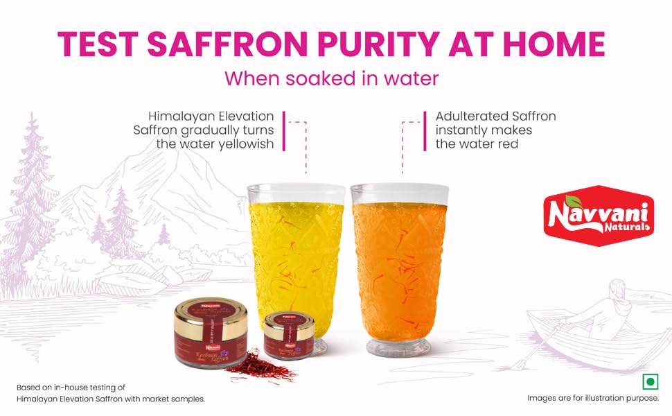 Image of Pure Original Kashmiri Saffron /Kesar /Kumkuma Kashmiri Keshar for Cooking, Pooja & Skincare | Rich Aroma & Long Threads (1 gram) (pack of 3)