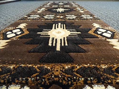 Alfombra decorativa Southwest Native American 81x472 cm miniatura 3