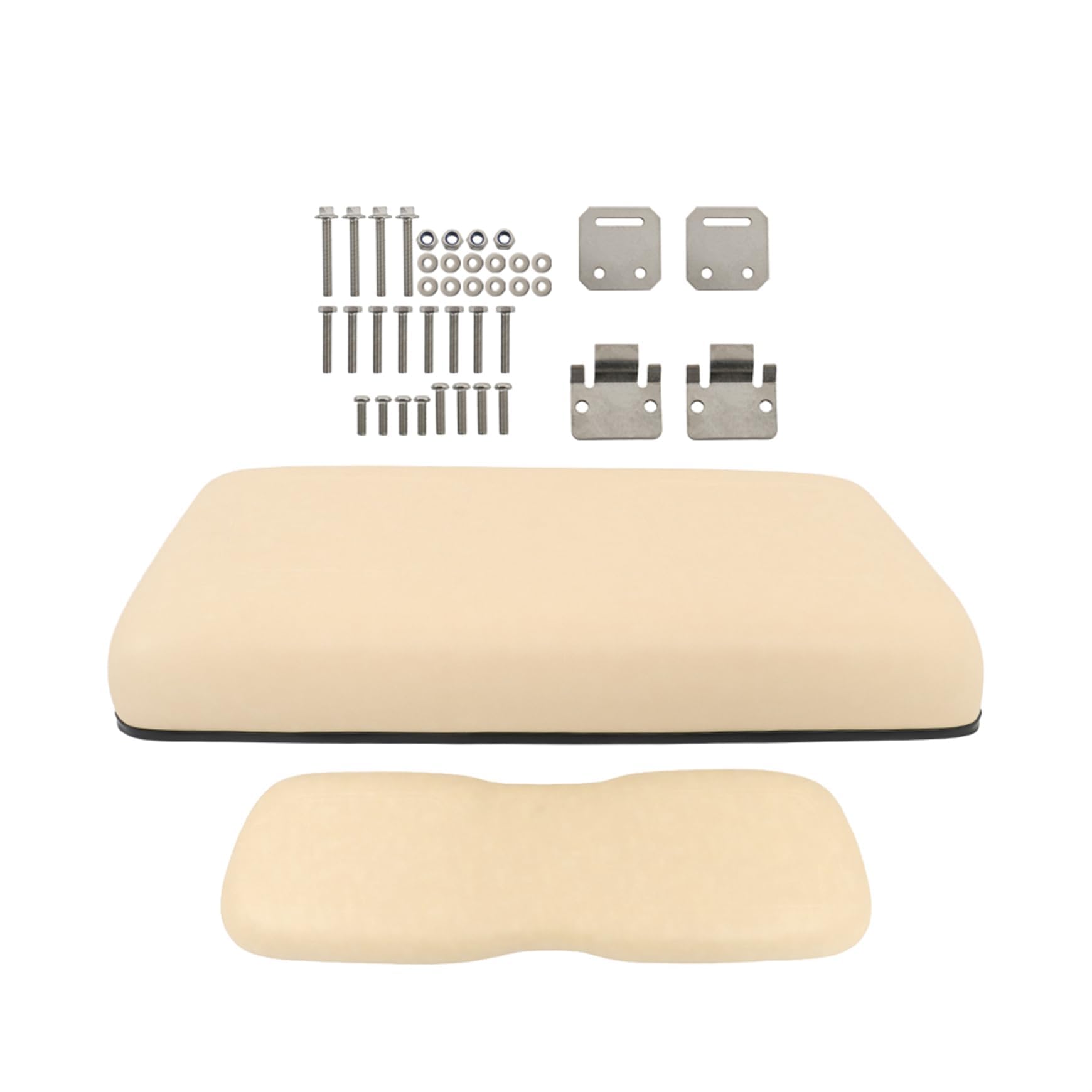 Silscvtt Front Seat Bottom and Seat Back Assembly Replacement for Club Car DS 2000.5-Up 102076601 102076602