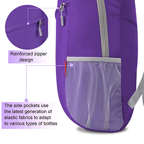 Mochila pequeña deportiva 10/20L ligera y plegable miniatura 5