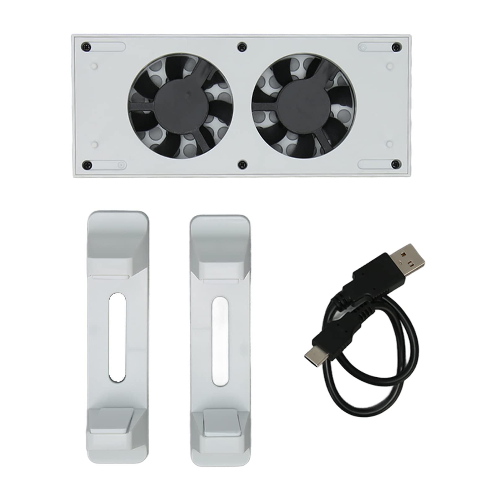 Wentylator Chłodzący do Konsoli Series S, System Chłodzenia Podstawki Chłodzącej, Ulepszony Wentylator Chłodzący o Regulowanej Prędkości z Portem USB do Konsoli Series
