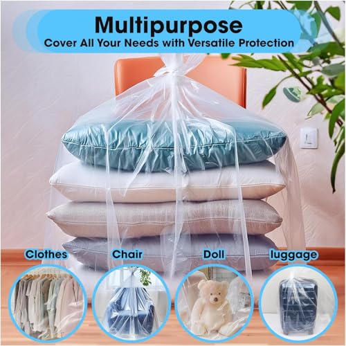 Image of Large Size Suitcase Cover Bags Dustproof Luggage protector cover for Trolley Travel almirah storage Dirt & Dust Waterproof Clothes (Pack of 10)