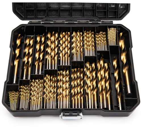 230 Pcs Titanium Drill Bit Set