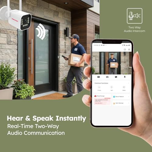 Image of MANOMAY 3MP 4G Bullet CCTV Camera | STQC Certified | IP66 Waterproof | All Time Color Night Vision | Human Detection | Supports Up to 256GB Memory Card & Cloud Storage | M1097SF