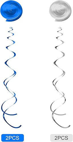 Miniatura 5 de 26 piezas de decoración de remolinos colgantes para avión, suministros de remolinos colgantes, serpentinas colgantes de avión para niños,