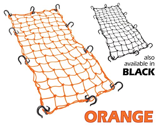 Powertye 15"x30" Mfg Large Cargo Net Featuring 10 Adjustable Hooks