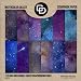 Watercolor Galaxy Scrapbook Paper (12) 8x8 Inch Double Sided Scrapbooking Pages Paper Pad: Crafters Delight By Leska Hamaty
