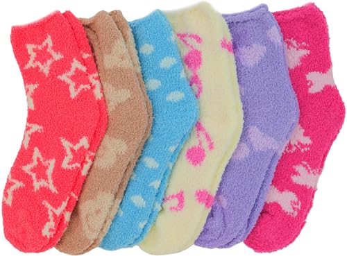Image of ToBeInStyle Women's Pack of 6 Assorted Style Winter Socks
