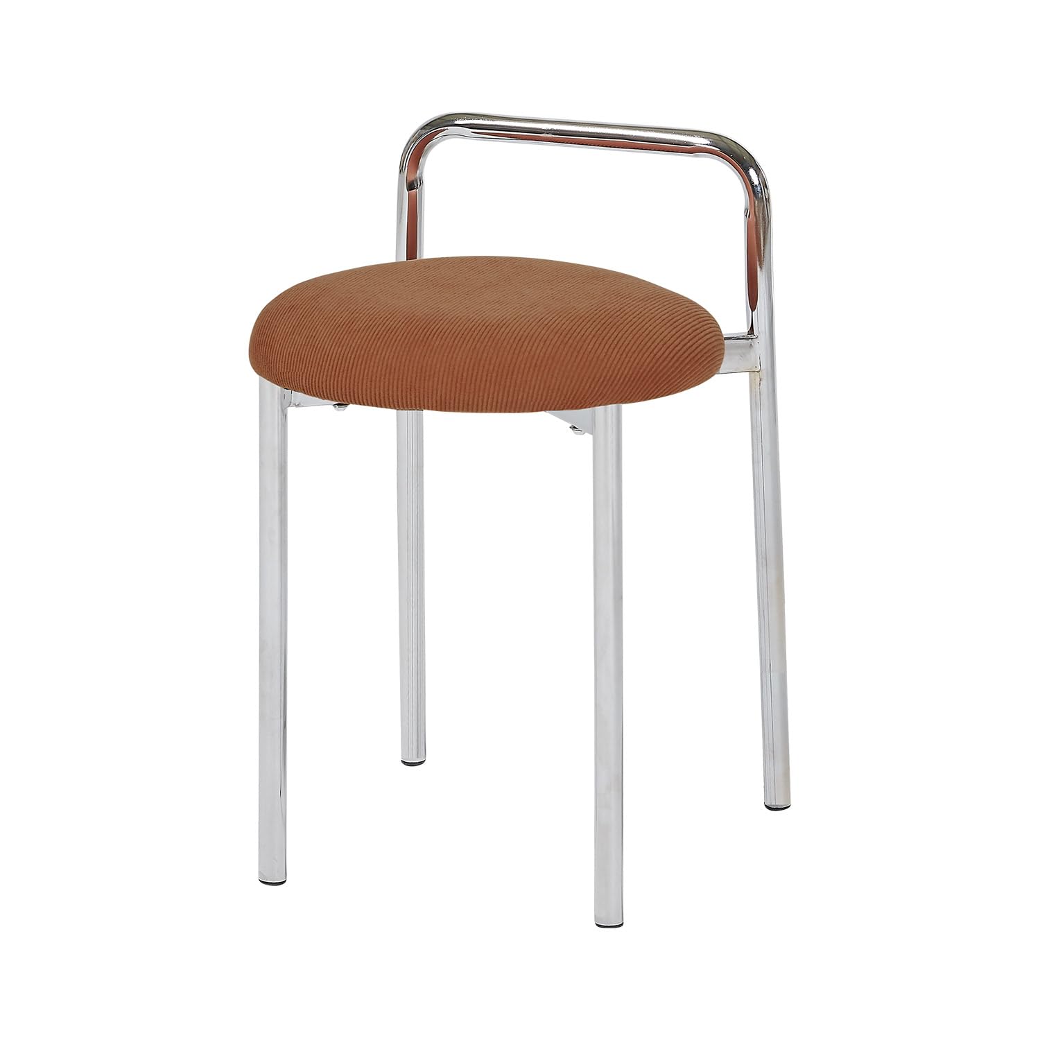 Amazon｜【Roomnhome】ボストンクロムスツール 35x42x56.5cm 2.5kg 