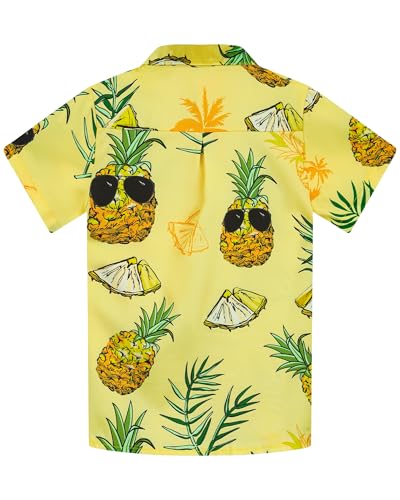 Blueleaf Boys Hawaiian Shirt Short Sleeve Casual Button Down Beach Aloha Shirt Kids Summer Hawaii Shirts 5-14 Years2