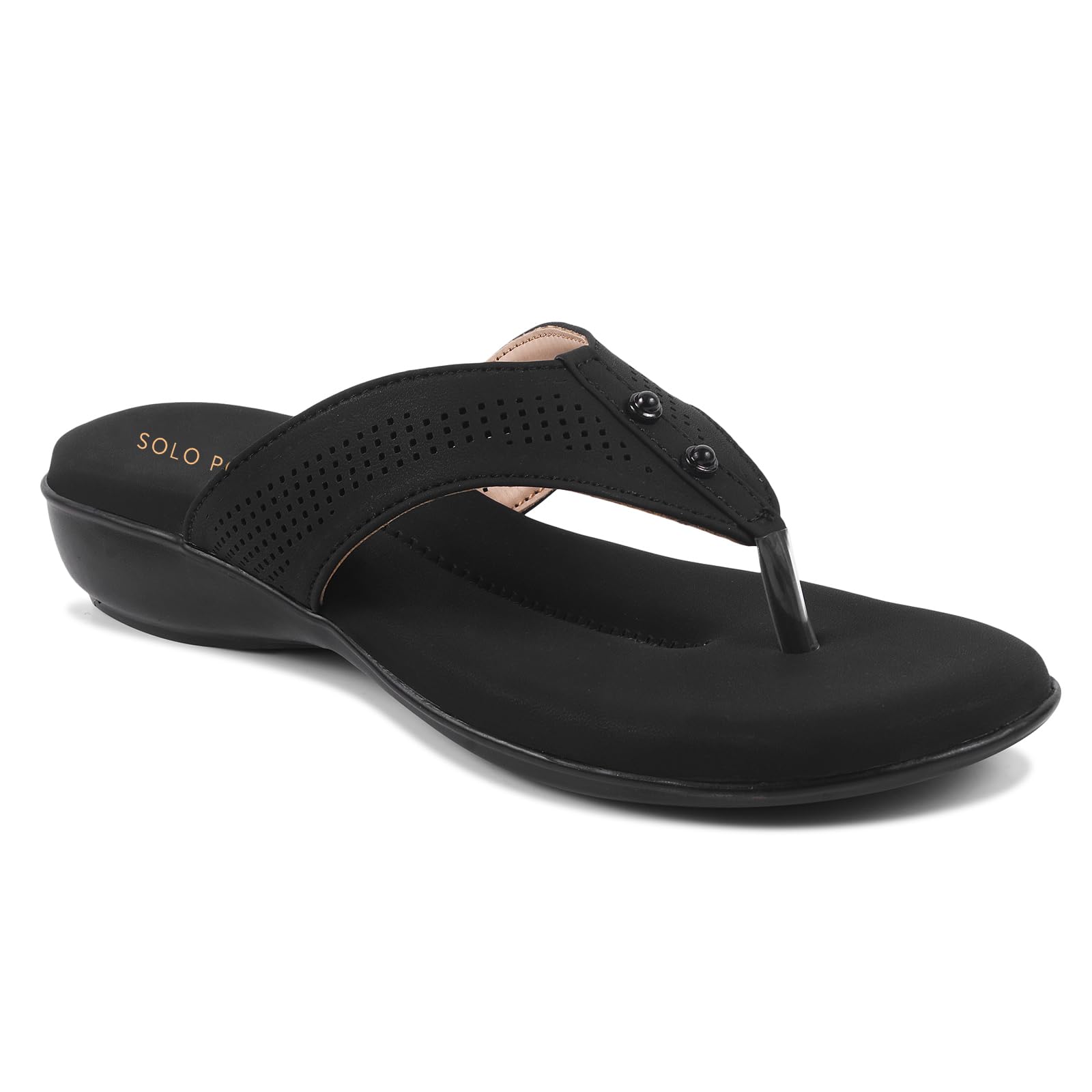 Women's Wedge Slippers Comfort Toe Ring, Soft Cushioned-picture-19