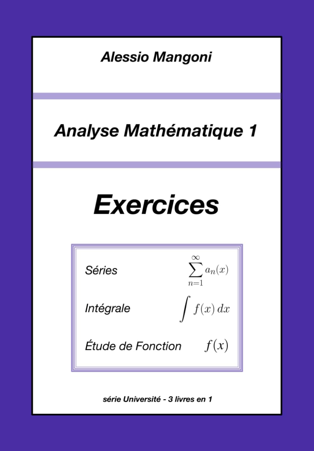 Analyse Mathématique 1: Exercices