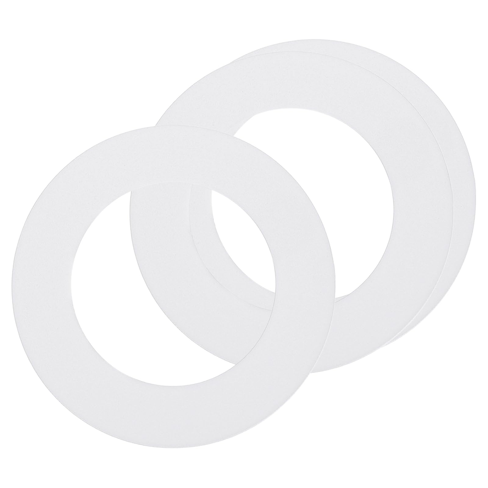 sourcing map Goof Rings for 3" Recessed Light 3"ID 4.7"OD Matte White 3Pcs