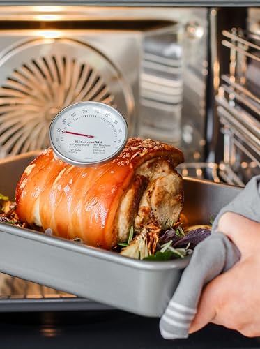 Image of KitchenAid KQ902 Leave-in Meat Thermometer, TEMPERATURE RANGE: 120F to 200F, Black