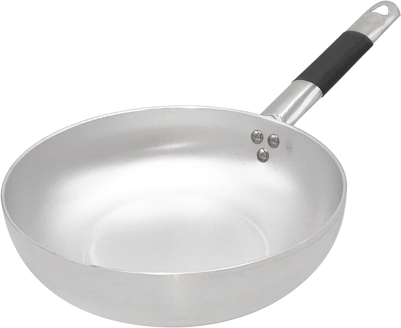 Pentole Agnelli ALMC111BPIC32 Pots Aluminum Induction Line Countersunk Pan High, Induction bottom with 1 Cool Handle, 32 cm