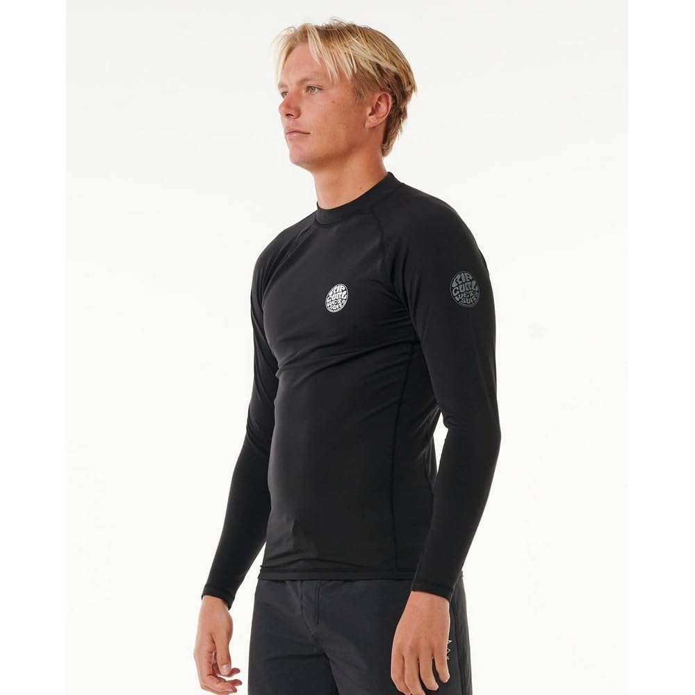 RIP CURL Rash Guard A Maniche Lunghe Icons UPF Brushed M