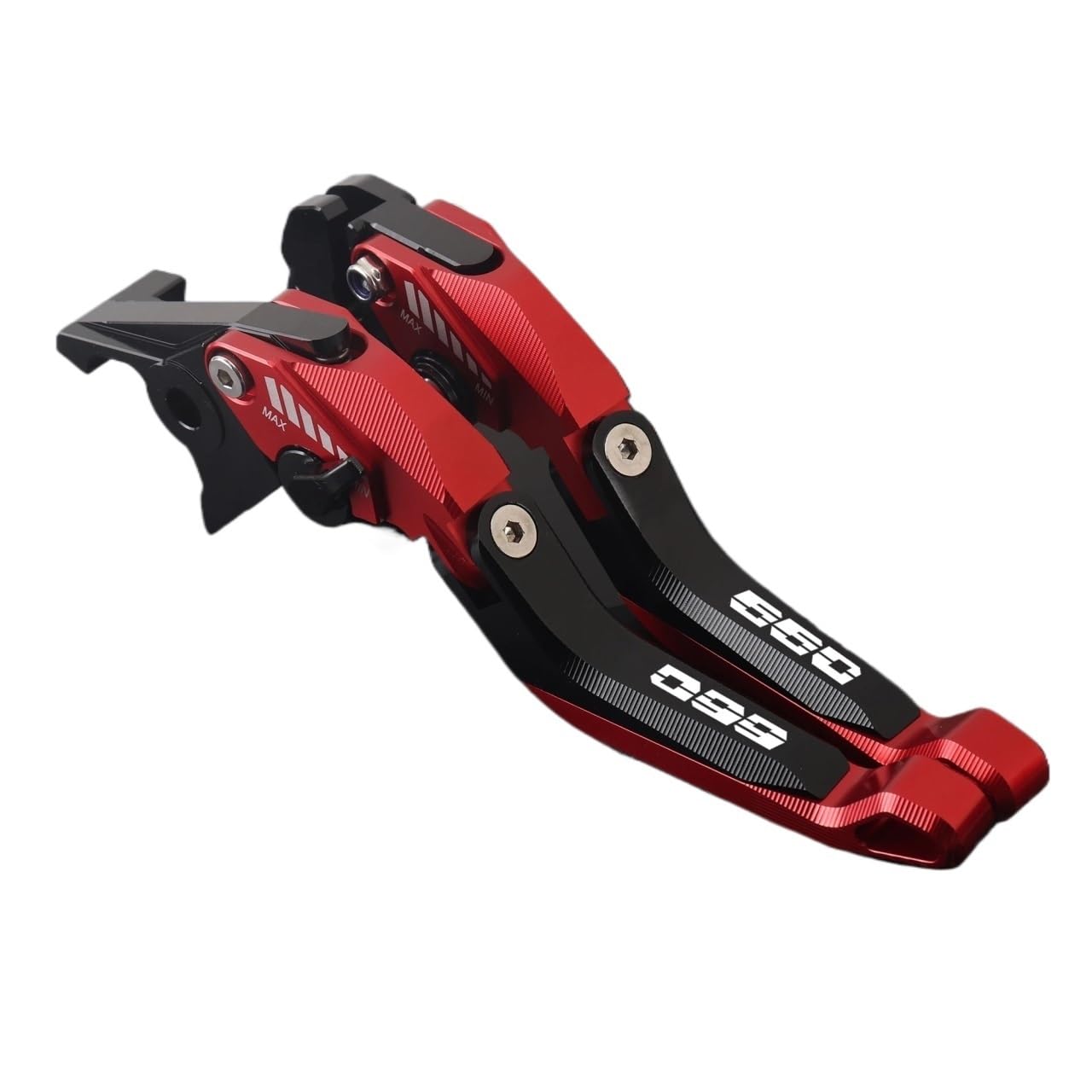 Beqlxta Red A Brake Clutch Adjustable Lever​ Brake Lever For For Trident660 2021-2023 Motorcycle Aluminum Foldable Extending Brakes Clutch Levers For Trident 660