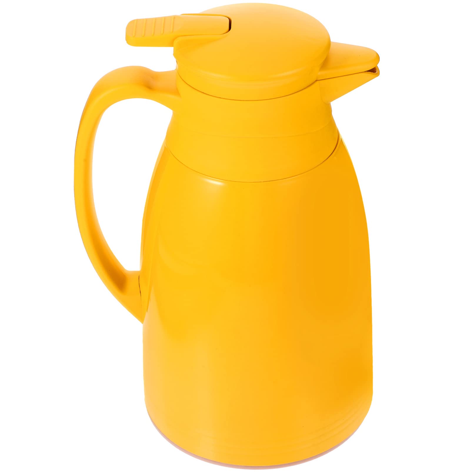 Bouteille Isolante 1000ml en Verre et Pp Jaune à Étanchéité