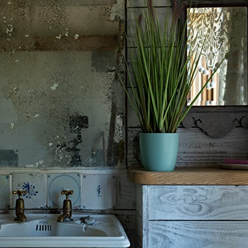 Blooming Artificial Plants Indoors in Pots, Faux Decorative Foliage, No Hassle, Easy Care, Perfect for Bringing Life to Indoor Spaces (Foxtail Grass) (Green) (60cm) - Image 5