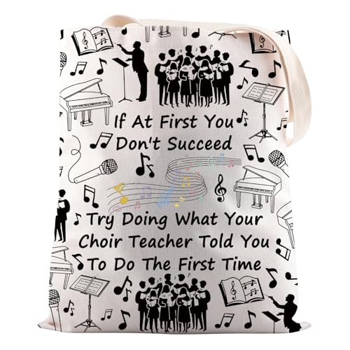 Choir Teacher Music Tote Bag