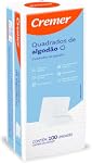 Cremer Algodão Quadrado Sem Perfume Pacote 100 Unidades