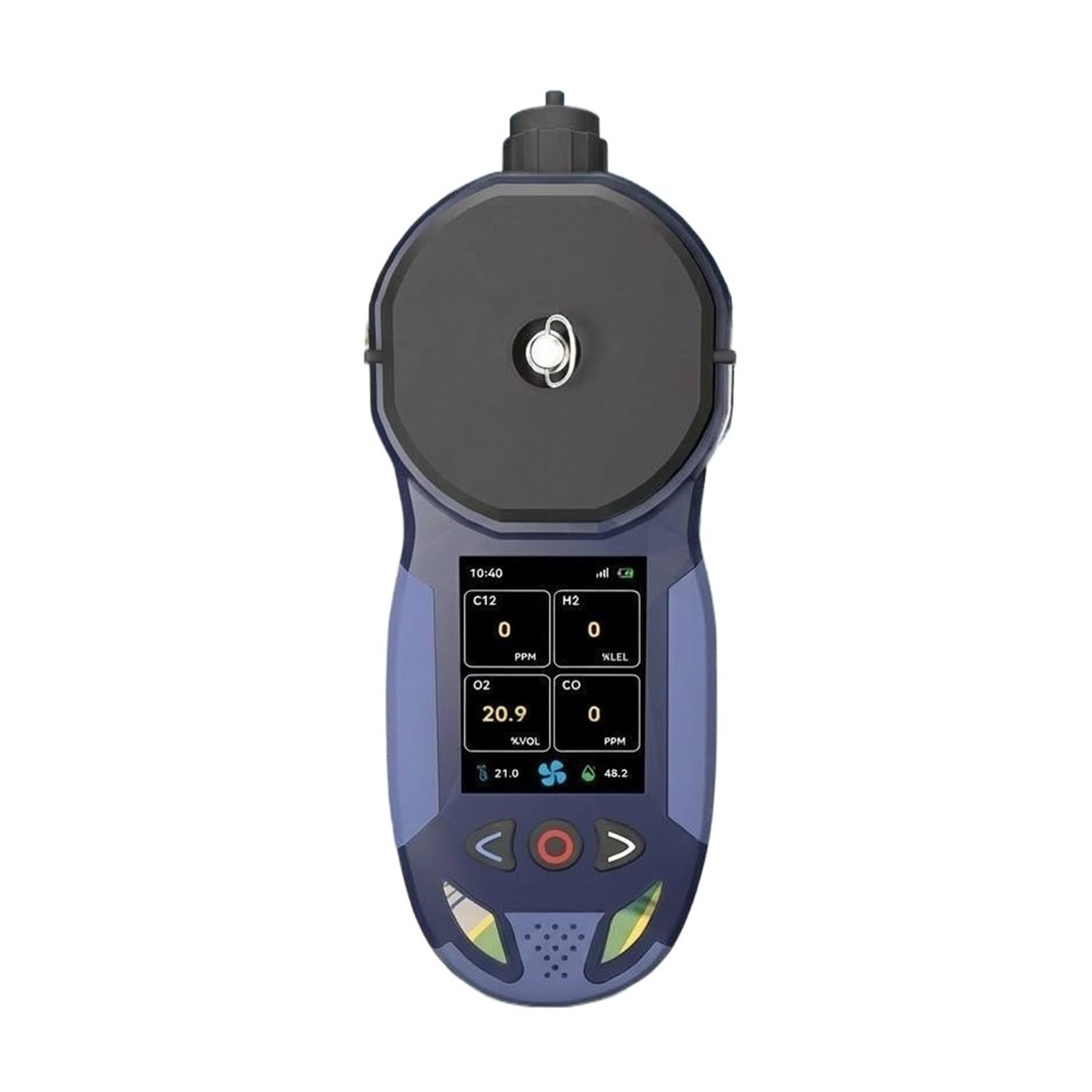 Détecteur de gaz Multi-Aspiration de Pompe Portable 4 en 1, Moniteur de gaz Marin H2S O2 CO CH4 IP68(0-10000ppm)