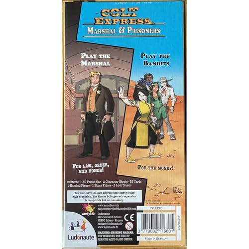 Colt Express Marshal and Prisoners Expansión Juego de Mesa miniatura 6